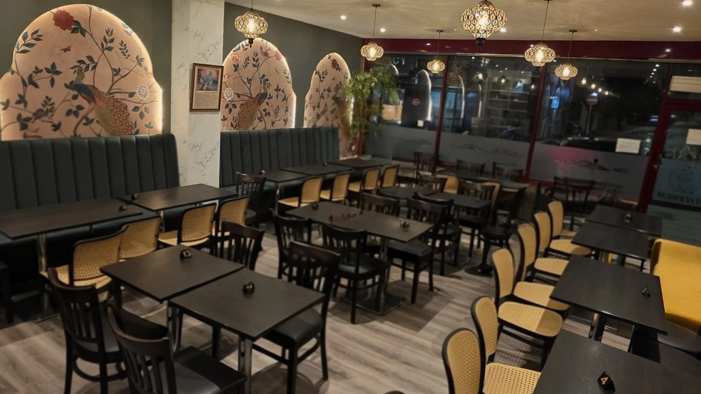 The Jai Krishna dining room interior